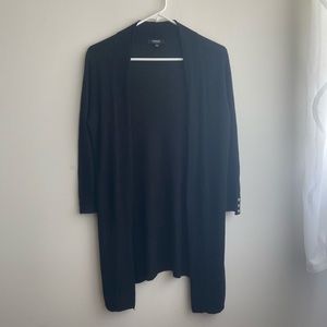 Black Cardigan with subtle cinched waist